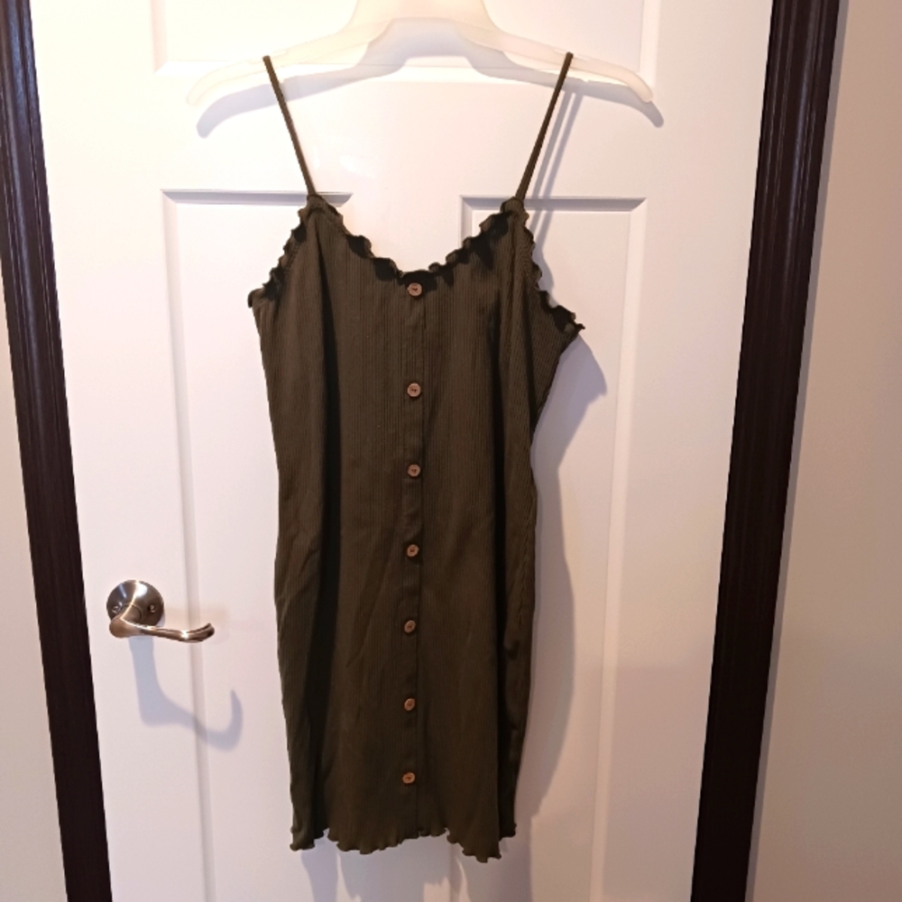Women's spaghetti strap mini dress